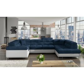 Eltap Letto Kronos/Soft Corner Pull-Out Sofa 58x202x90cm, Blue (Le_29) | Living room furniture | prof.lv Viss Online