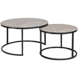 Стол для кофе Signal Atlanta, 80x45 см, серый (ATLANTAASZC) | Signal | prof.lv Viss Online