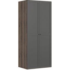 Black Red White Flex Wardrobe, 66x100x240cm, Oak/Black (F57-SZAFA_ZESTAW_116-DMON/GF) | Wardrobes | prof.lv Viss Online