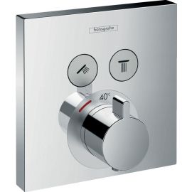 Hansgrohe ShowerSelect 15763000 Shower Mixer with Thermostat Chrome | Shower faucets | prof.lv Viss Online