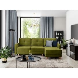 Eltap Roxi Loco Corner Pull-Out Sofa 165x240x90cm, Green (CO-ROX-U-33LO) | Living room furniture | prof.lv Viss Online