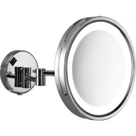 Зеркало для ванной комнаты Gedy Vincent 25x25 см, из нержавеющей стали (2118-13) | Мебель для ванной | prof.lv Viss Online