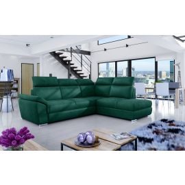 Eltap Loreto Monolith Corner Pull-Out Sofa 60x260x102cm, Green (Lor_08) | Corner couches | prof.lv Viss Online