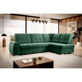 Eltap Sado Lux Corner Pull-Out Sofa 192x272x95cm, Green (CO-SAD-RT-35LU) | Corner couches | prof.lv Viss Online