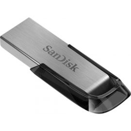 USB Zibatmiņa SanDisk Ultra Flair 3.0 Nerūsējošā tērauda/Melna | Datu nesēji | prof.lv Viss Online