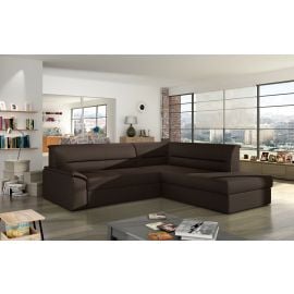 Eltap Elano Soft Corner Pull-Out Sofa 65x212x90cm, Brown (EL15) | Sofas | prof.lv Viss Online