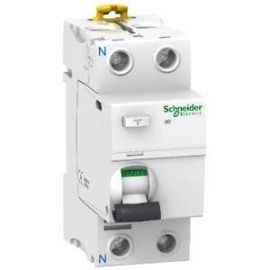 Автоматический выключатель утечки Schneider Electric 2-полюсный, Acti9, переменного тока