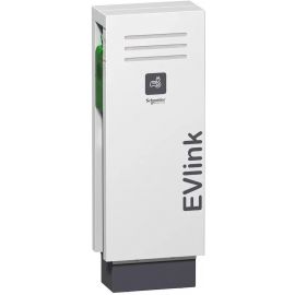 Schneider Electric Vlink PARKING Floor Electric Vehicle Charging Station, Type 2 Cable, 22kW, Black/White (EVF2S22P44R) | Solar systems | prof.lv Viss Online