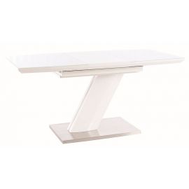 Стол для кухни Signal Toronto из стекла / обеденный стол 120-160x80x76см, дуб, черный (TORONTOBB120) | Signal | prof.lv Viss Online