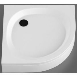 Vispool RS-90 Dušas Paliktnis 90x90cm Pusapaļš (R550) Balts (200810) | Vispool | prof.lv Viss Online