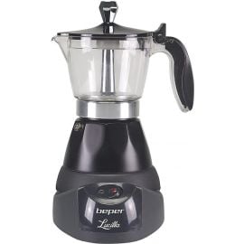 Кофеварка Beper BC.040N с капельным фильтром, черная (T-MLX17023) | Кофе-машины и аксессуары | prof.lv Viss Online