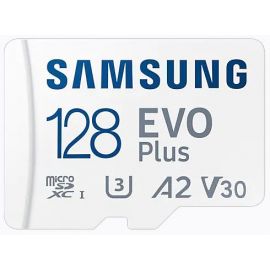 Atmiņas Karte Samsung Micro SD 130MB/s, Ar SD Adapteri Balta | Datu nesēji | prof.lv Viss Online