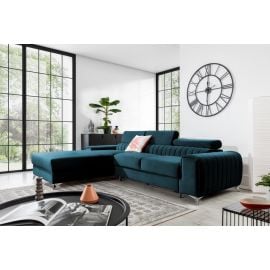 Eltap Grayson Cloud Corner Pull-Out Sofa 205x275x98cm, Blue (CO-GRA-LT-40NU) | Corner couches | prof.lv Viss Online