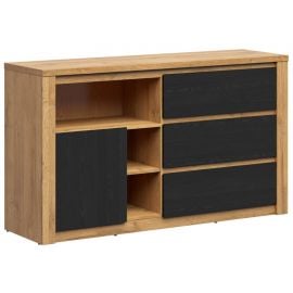 Black Red White Walton Chest of Drawers 42x145.5x84cm, Oak/Black | Living room furniture | prof.lv Viss Online