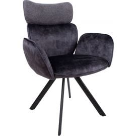 Home4you Eddy Kitchen Chair Dark Grey (10331) | Chairs | prof.lv Viss Online