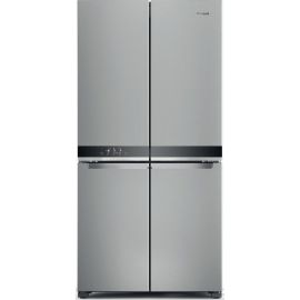 Whirlpool WQ9M2L Side-by-Side Refrigerator Silver | Divdurvju, Side by Side ledusskapji | prof.lv Viss Online