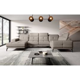 Eltap Neviro Poco Corner Sofa 201x350x77cm, Grey (CO-NEV-RT-07PO) | Sofas | prof.lv Viss Online