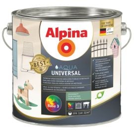 Alpina Aqua Universal Paint for Clean and Glossy Surfaces, Transparent | Alpina | prof.lv Viss Online