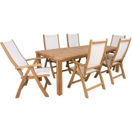 Home4you Bali Furniture Set Oak (K13602) | Outdoor furniture sets | prof.lv Viss Online