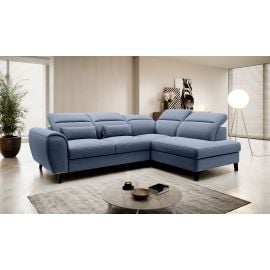 Eltap Noble Gojo Corner Pull-Out Sofa 201x255x100cm, Blue (CO-NOB-RT-40GO) | Corner couches | prof.lv Viss Online