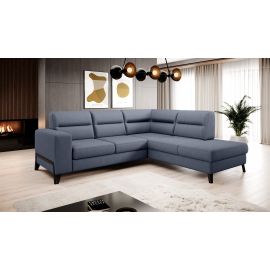 Eltap Cassara Poco Corner Pull-Out Sofa 237x277x100cm, Blue (CO-CAS-RT-40PO) | Corner couches | prof.lv Viss Online