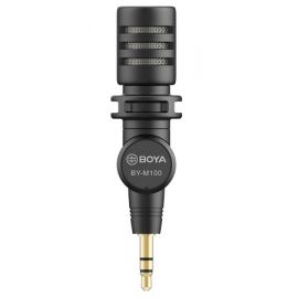 Boya BY-M100 Clip-On Lavalier Microphone, Black | Boya | prof.lv Viss Online