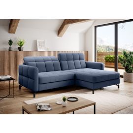 Eltap Lorelle Omega Corner Pull-Out Sofa 160x225x105cm, Blue (Lore_101) | Corner couches | prof.lv Viss Online