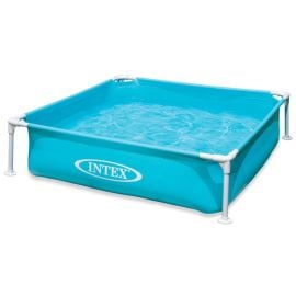 Intex Frame Pool 342l 122x122x30cm Blue (986323) | Swimming pools | prof.lv Viss Online