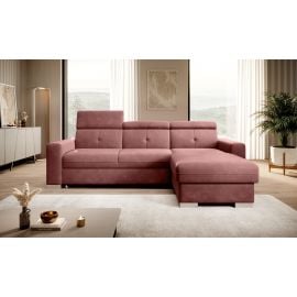 Eltap Fresia Lux Corner Pull-Out Sofa 176x247x104cm, Pink (CO-FR-RT-24LU) | Corner couches | prof.lv Viss Online