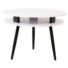 Black Red White Fredo Coffee Table 70x70cm, White/Black | Coffee tables | prof.lv Viss Online