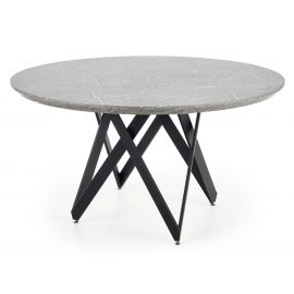 Halmar Gustimo Kitchen Table 140x140cm, Grey/Black | Halmar | prof.lv Viss Online