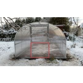 Baumera Additional Doors for Baltic LT Greenhouses 100x100cm Without Cover, Transparent (1220836)