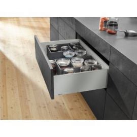 Blum Legrabox C-Pure выдвижная система, 650 мм, Орион серый (53.65.02.03) | Blum | prof.lv Viss Online