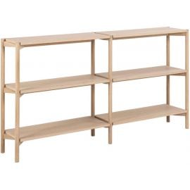 Home4You Braidwood Shelf 30x169x88.4cm, Oak (AC95373) | Office shelves | prof.lv Viss Online