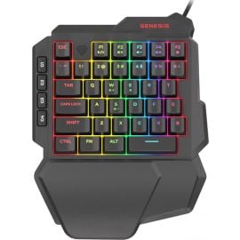 Genesis-Zone Thor 100 Keyboard US Black (NKG-1319) | Gaming computers and accessories | prof.lv Viss Online