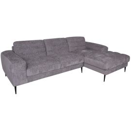 Stūra dīvāns Home4You Kristy RC 97/160x267x80cm, Labais stūris, Pelēks (21778) | Mīkstās mēbeles | prof.lv Viss Online