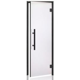 Andres AU Lux Black Steam Room Door, Matte | Glass doors | prof.lv Viss Online