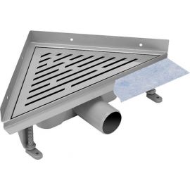 Vogi Traps 24x34.5cm Stainless Steel with Vertical Handle (813888) | Drainage traps | prof.lv Viss Online