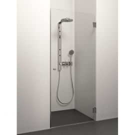 Душевые двери Stikla Serviss Prelude 80cm 80PRE Прозрачный Хром | Двери и стены для душа | prof.lv Viss Online