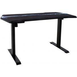 Стол Home4You с регулируемой высотой 140x70 см, черный (K186861) | Офисные столы | prof.lv Viss Online
