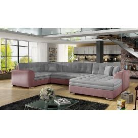 Eltap Damario Monolith/Monolith Corner Pull-Out Sofa 189x338x78cm, Grey (Dam_32) | Living room furniture | prof.lv Viss Online