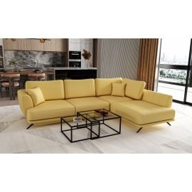 Eltap Larde Savoy Corner Pull-Out Sofa 191x276x90cm, Yellow (CO-LAR-RT-45SA) | Living room furniture | prof.lv Viss Online