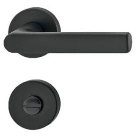 Ручка двери Hafele Hamburg 1700/42KV/42KVS для внутренних помещений, цвет черный (904.93.112) | Дверные ручки | prof.lv Viss Online