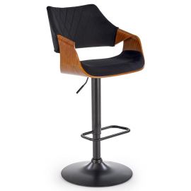 Bāra Krēsls Halmar H124, 52x55x114cm, Melns/Brūns (V-CH-H/124) | Bar chairs | prof.lv Viss Online