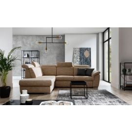 Eltap Loreto Dora Corner Pull-Out Sofa 60x260x102cm, Beige (Lor_82) | Corner couches | prof.lv Viss Online