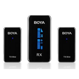Boya BY-XM6-S2 Mini Clip-on Microphone, Black | Computer microphones | prof.lv Viss Online