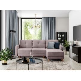 Eltap Roxi Loco Corner Pull-Out Sofa 165x240x90cm, Pink (CO-ROX-U-24LO) | Sofas | prof.lv Viss Online