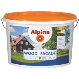 Alpina Wood Facade Paint for Wood Surfaces Outdoor White Satin | Alpina | prof.lv Viss Online