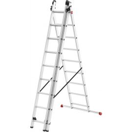 Hailo ProfiStep Combi Telescopic Ladder 263-571cm (37309007) | Ladders | prof.lv Viss Online