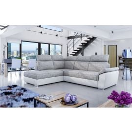 Eltap Loreto Berlin/Soft Corner Pull-Out Sofa 60x260x102cm, Grey (Lor_43) | Corner couches | prof.lv Viss Online